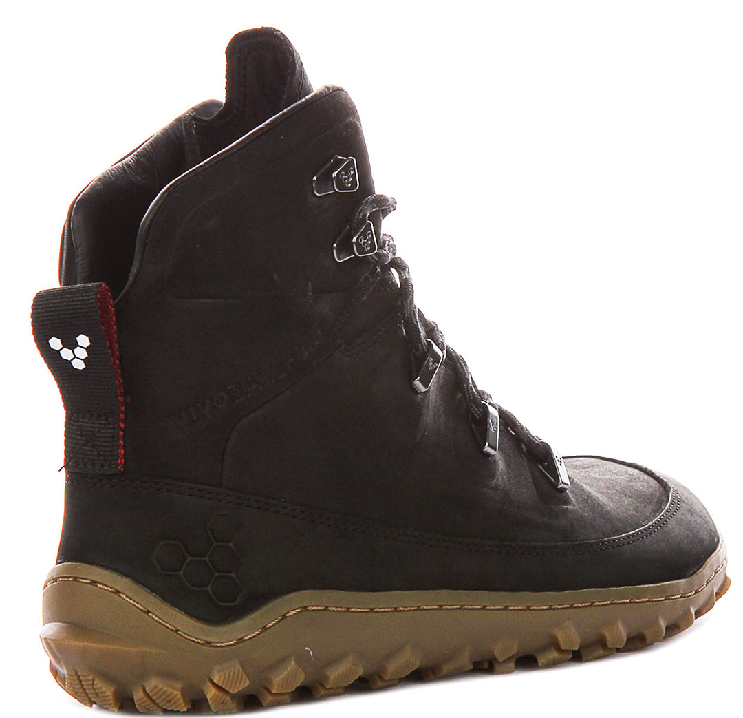 Vivobarefoot Tracker Leather In Black For Men