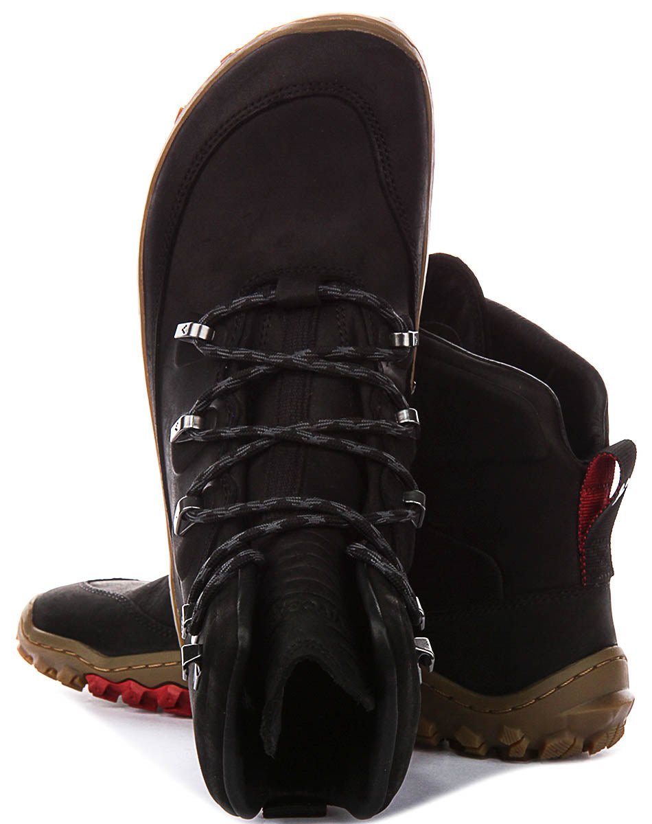 Vivobarefoot Tracker Leather In Black For Men