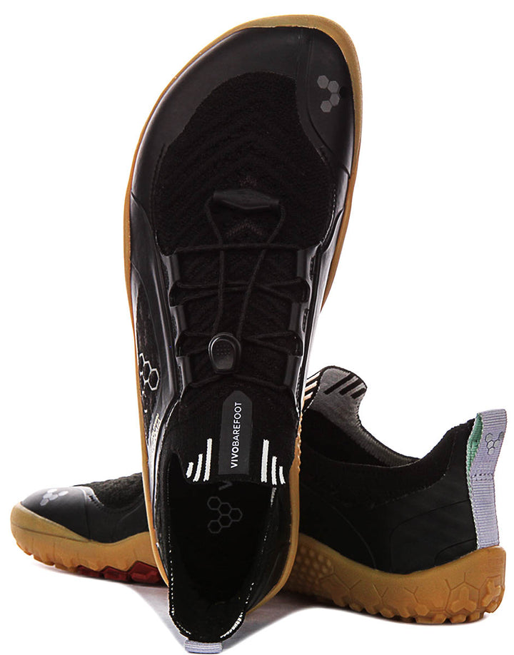 Vivobarefoot Prim Trl Knt Fg In Black For Women