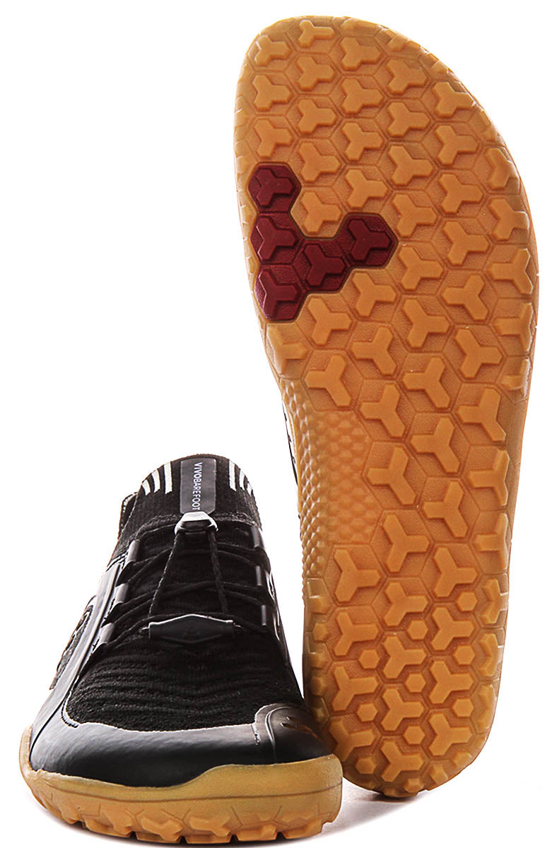 Vivobarefoot Prim Trl Knt Fg In Black For Women