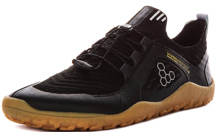 Vivobarefoot Prim Trl Knt Fg In Black For Women