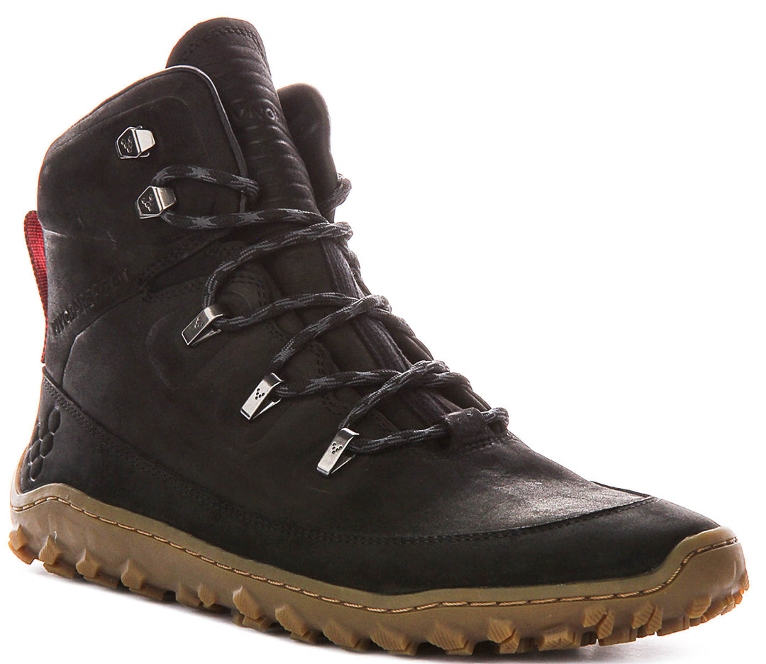 Vivobarefoot Tracker Leather In Black For Women