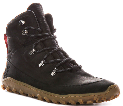 Vivobarefoot Tracker Leather In Black For Women