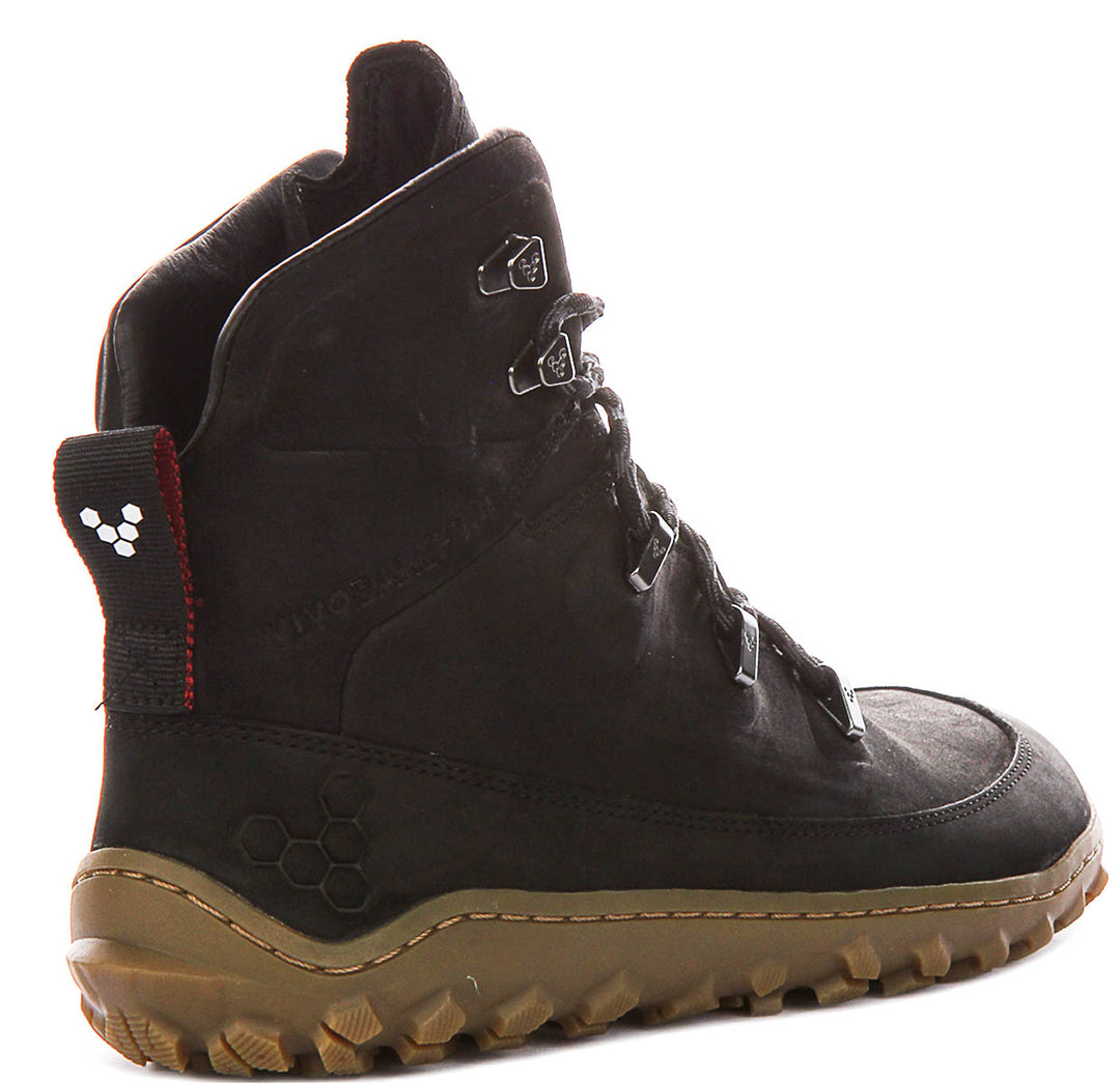 Vivobarefoot Tracker Leather In Black For Women