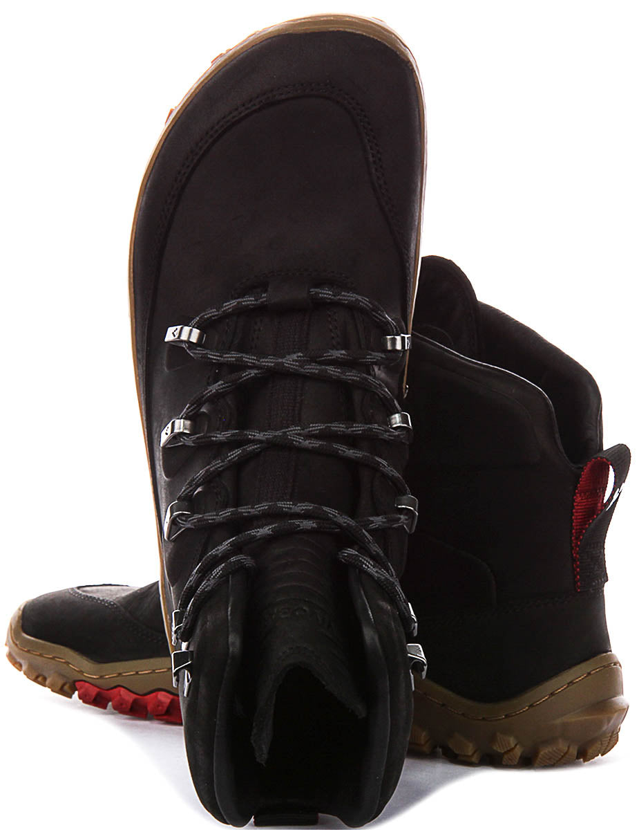 Vivobarefoot Tracker Leather In Black For Women