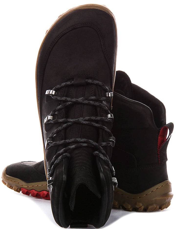 Vivobarefoot Tracker Leather In Black For Women