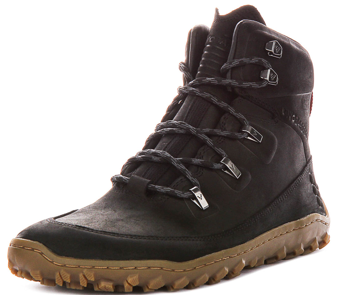Vivobarefoot Tracker Leather In Black For Women