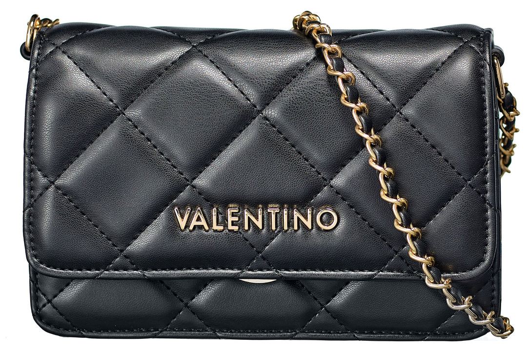 Valentino Ocarina Flap Crossbody Bag In Black For Women