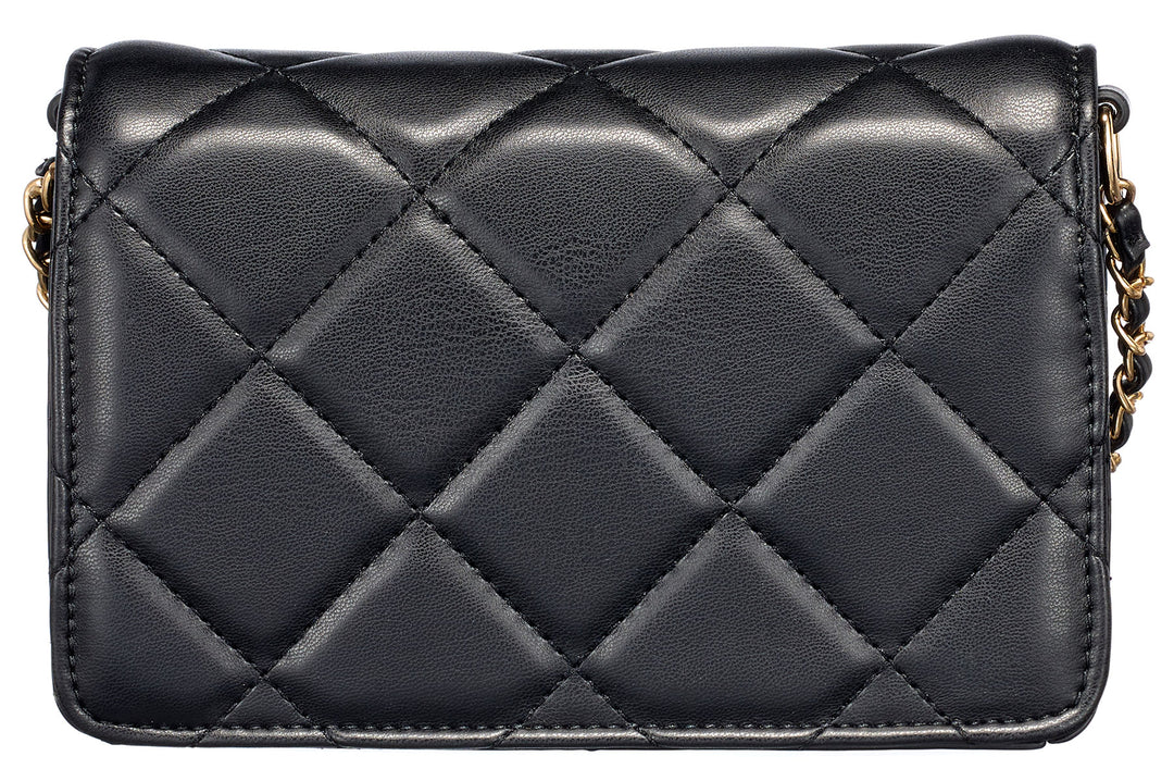Valentino Ocarina Flap Crossbody Bag In Black For Women