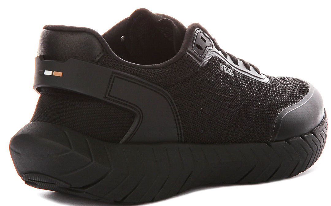 Boss Motion Knit In Black For Men