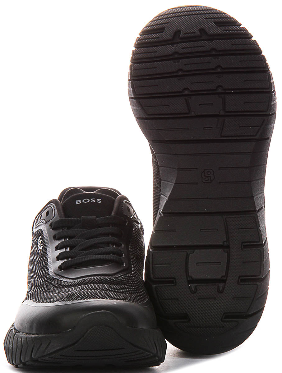 Boss Motion Knit In Black For Men