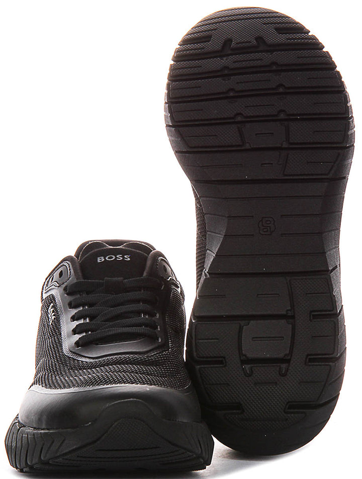 Boss Motion Knit In Black For Men