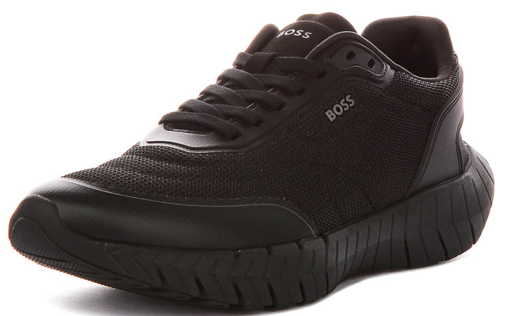 Boss Motion Knit In Black For Men