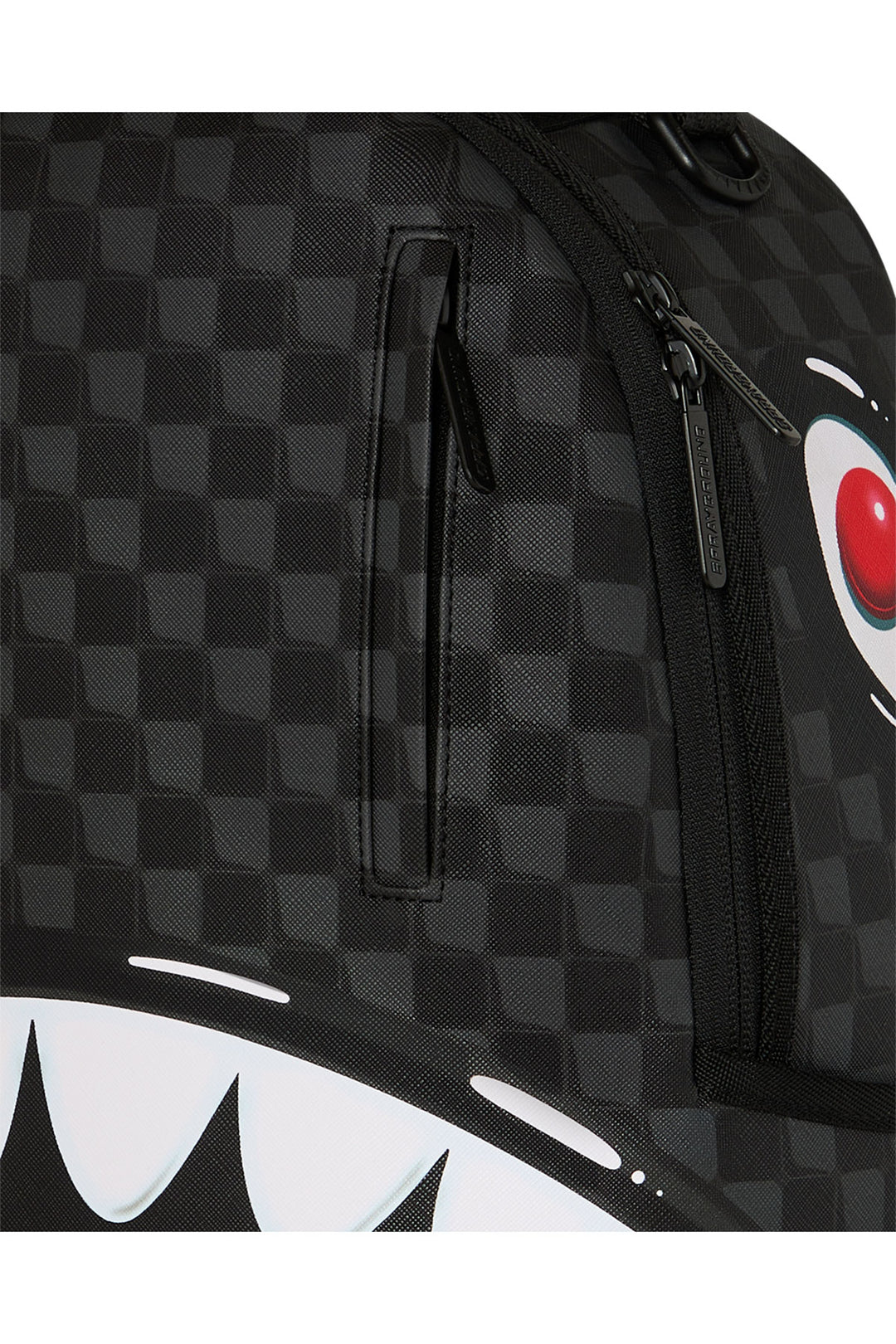 Sprayground Sharks In Paris Hyper Puff Backpack In Black