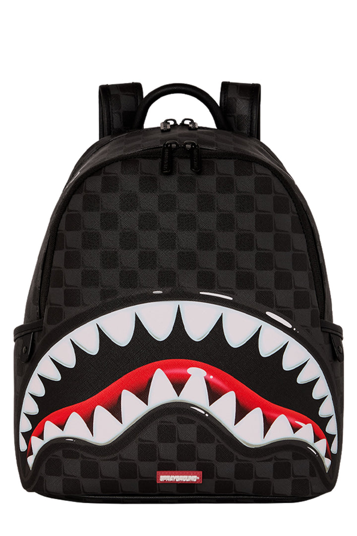 Sprayground Sharks In Paris Hyper Puff Savage Backpack In Black