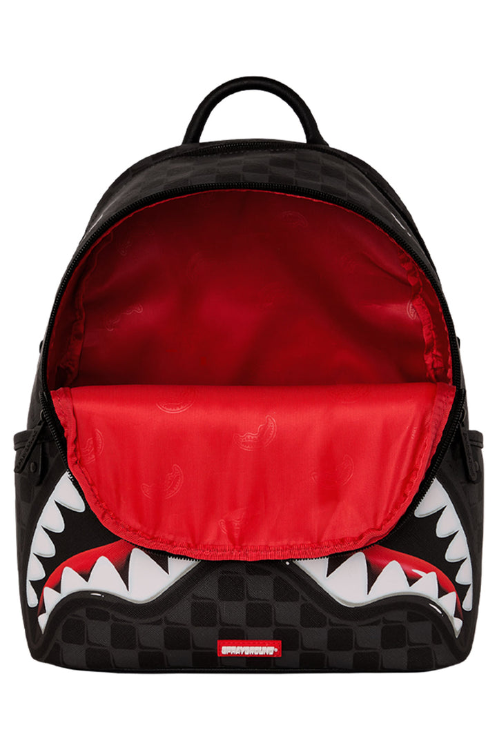 Sprayground Sharks In Paris Hyper Puff Savage Backpack In Black
