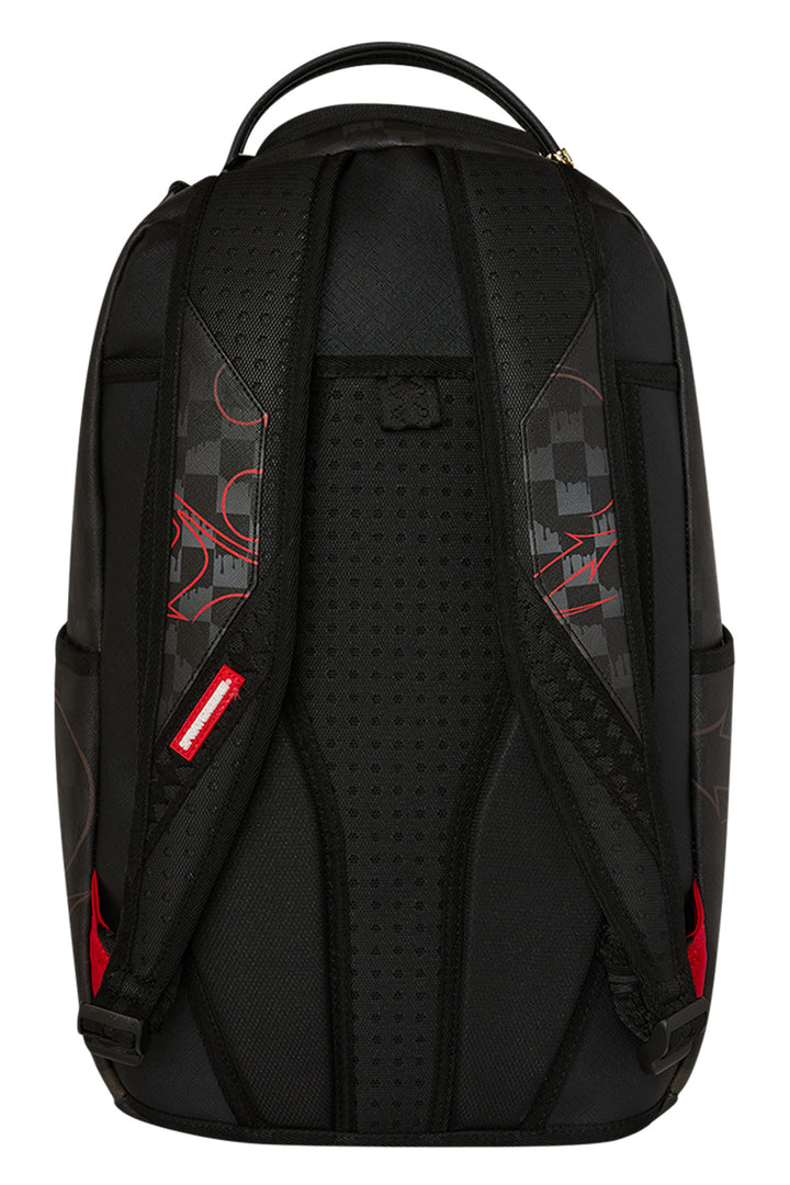 Sprayground Midnight Mural Check Print Backpack In Black