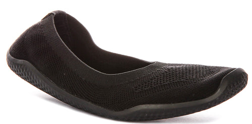 Vivobarefoot Asana Yin Ballet Pump In Black For Women