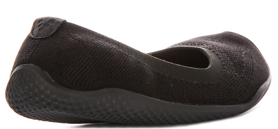 Vivobarefoot Asana Yin Ballet Pump In Black For Women