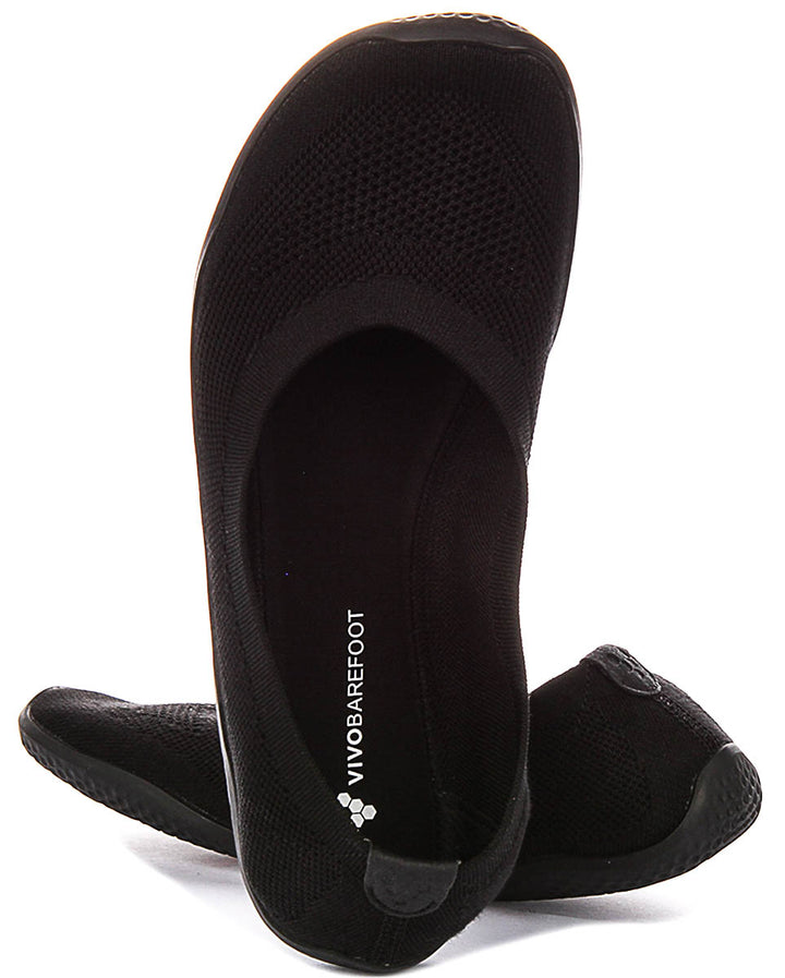 Vivobarefoot Asana Yin Ballet Pump In Black For Women