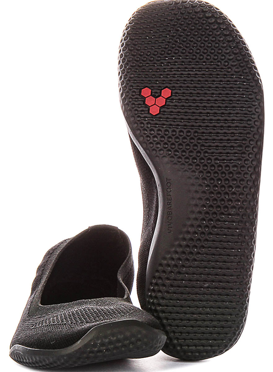 Vivobarefoot Asana Yin Ballet Pump In Black For Women