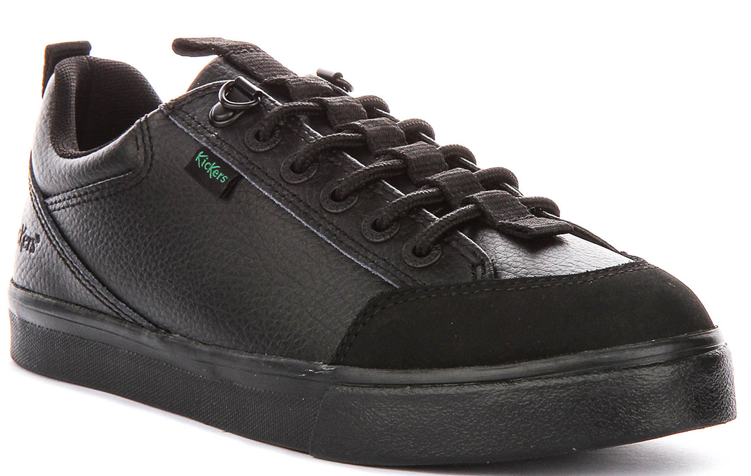 Kickers Tovni Lo Track In Black For Junior