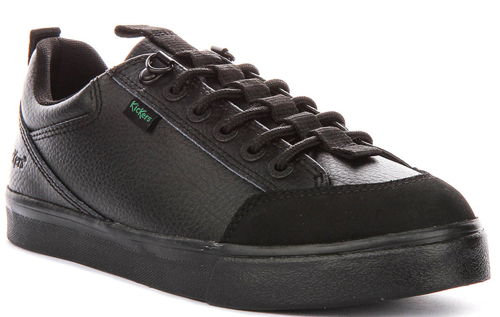 Kickers Tovni Lo Track In Black For Junior