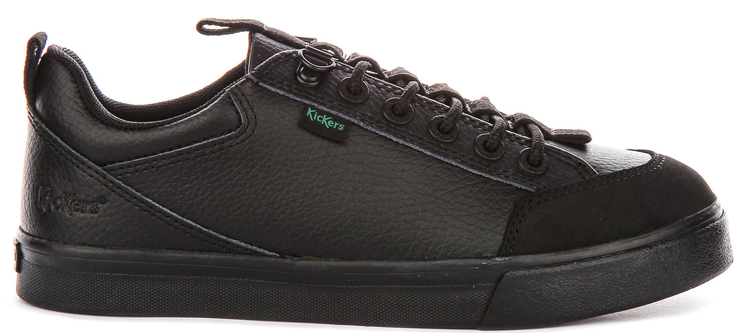 Kickers Tovni Lo Track In Black For Junior