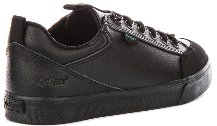Kickers Tovni Lo Track In Black For Junior