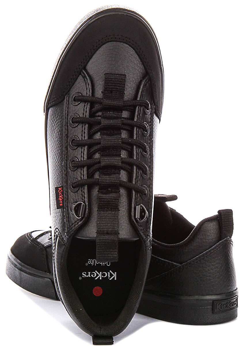 Kickers Tovni Lo Track In Black For Junior