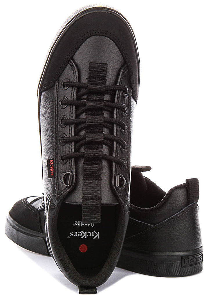 Kickers Tovni Lo Track In Black For Junior