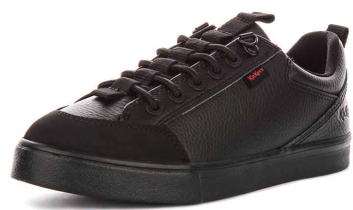 Kickers Tovni Lo Track In Black For Junior