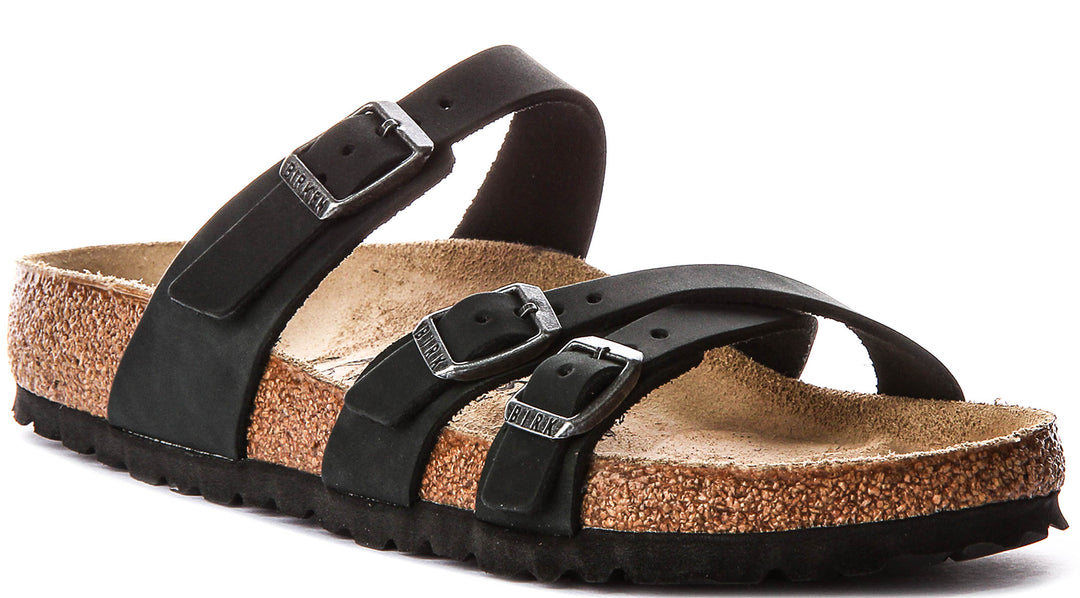 Birkenstock Franca In Black For Women Regular Fit Sandal