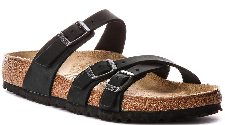 Birkenstock Franca In Black For Women Regular Fit Sandal