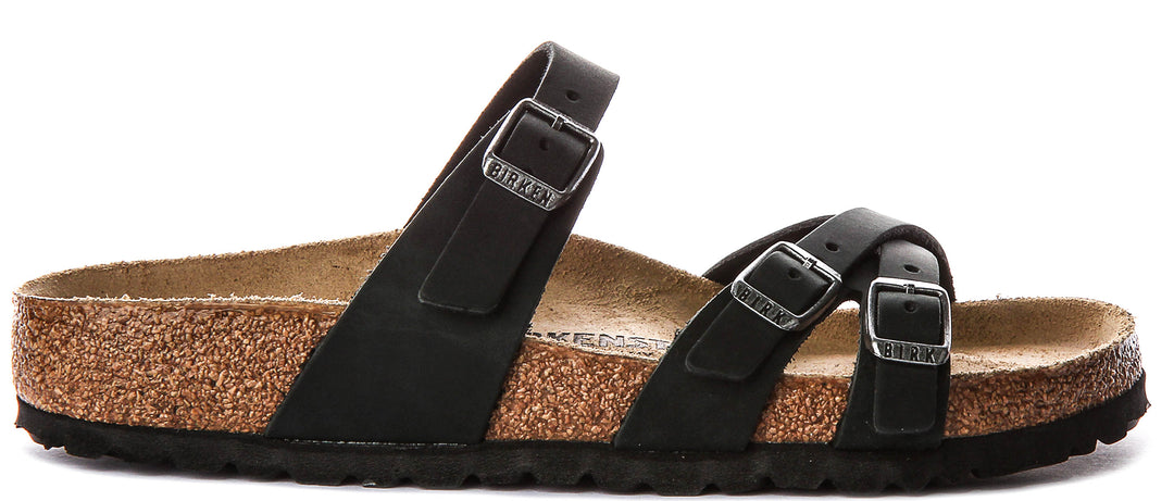 Birkenstock Franca In Black For Women Regular Fit Sandal