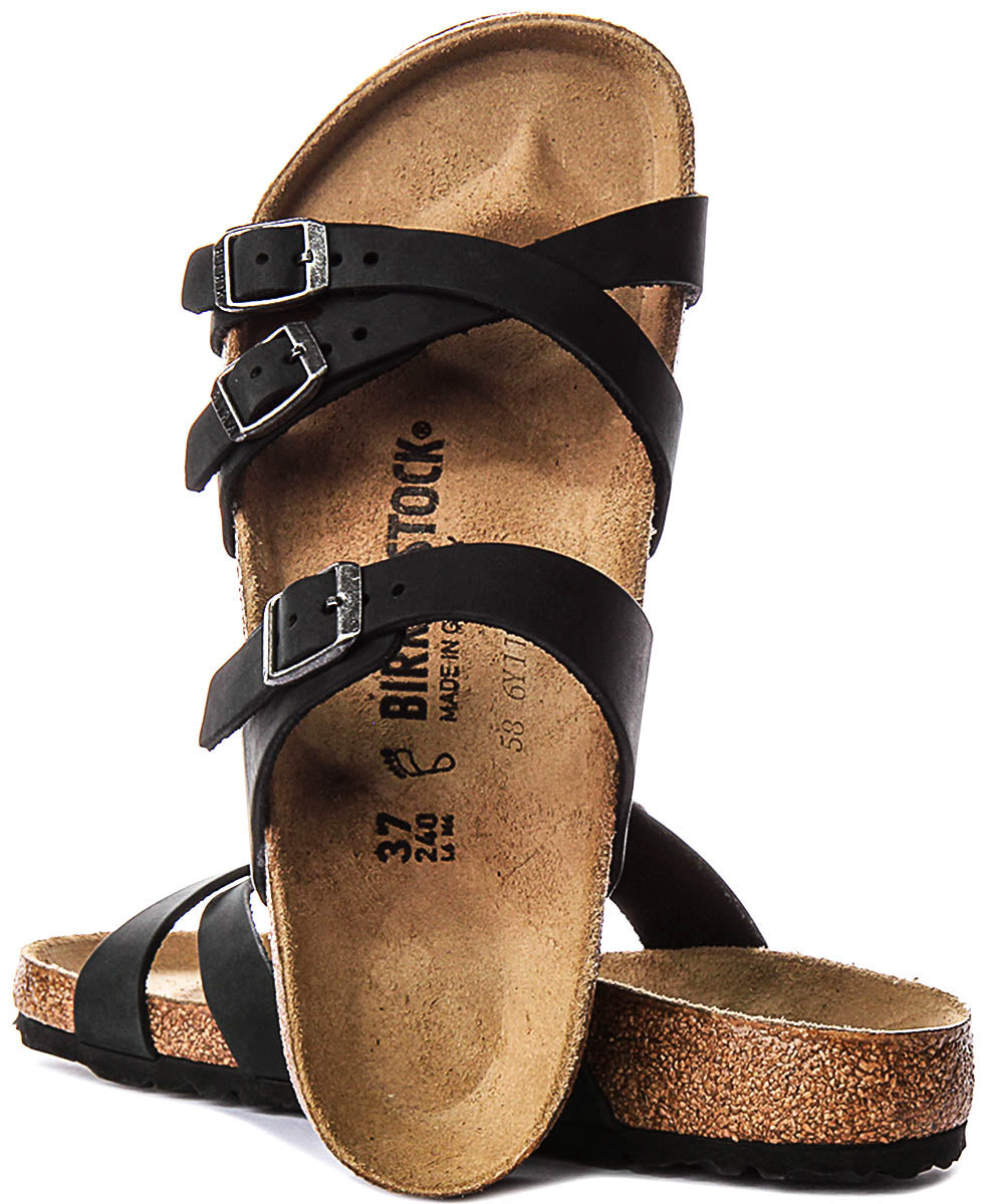 Birkenstock Franca In Black For Women Regular Fit Sandal