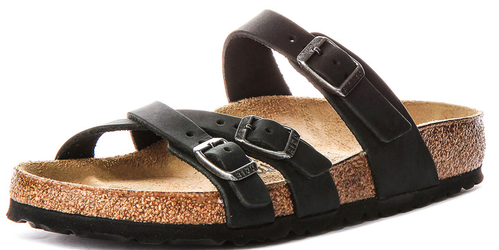 Birkenstock Franca In Black For Women Regular Fit Sandal