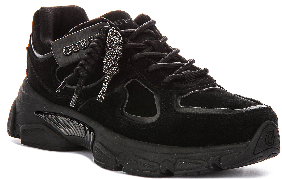 Guess Firra In Black For Women Sneaker