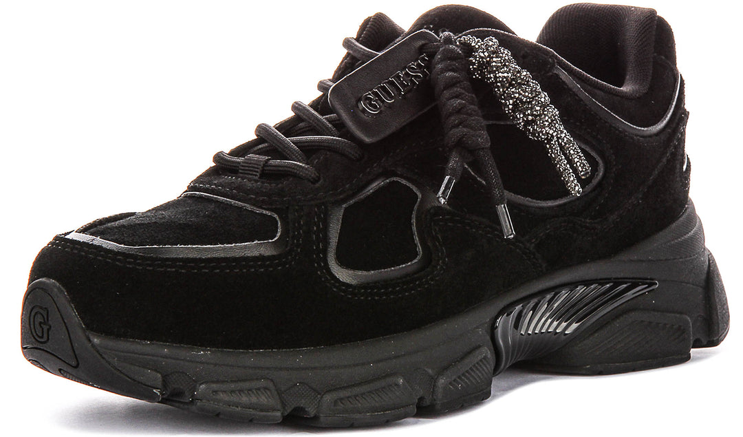 Guess Firra In Black For Women Sneaker