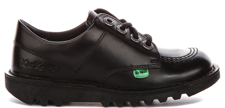 Kickers Kick Lo In Black For Juniors