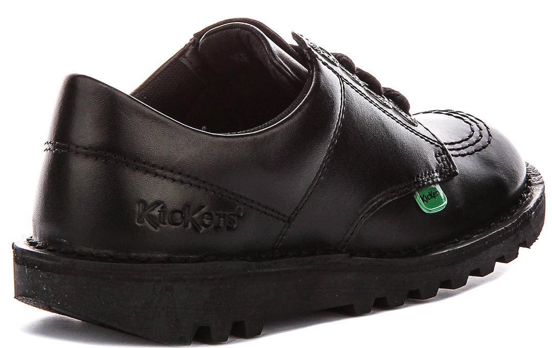 Kickers Kick Lo In Black For Juniors
