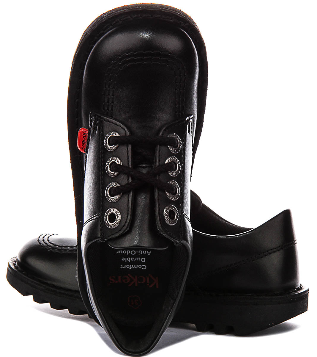 Kickers Kick Lo In Black For Juniors