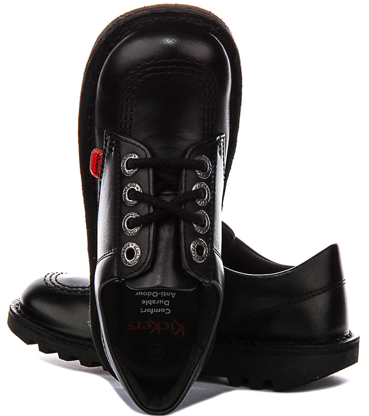 Kickers Kick Lo In Black For Juniors