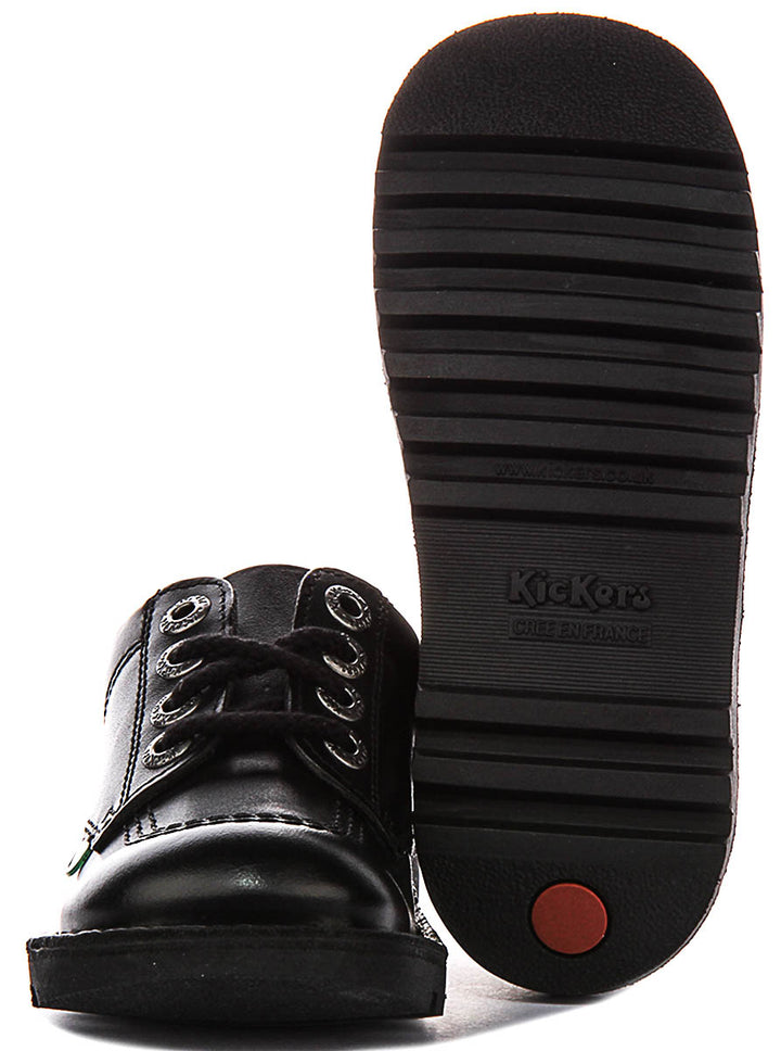 Kickers Kick Lo In Black For Juniors