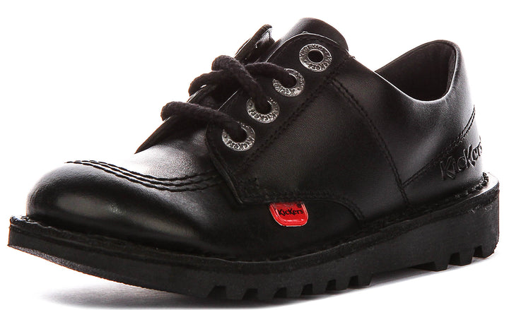 Kickers Kick Lo In Black For Juniors