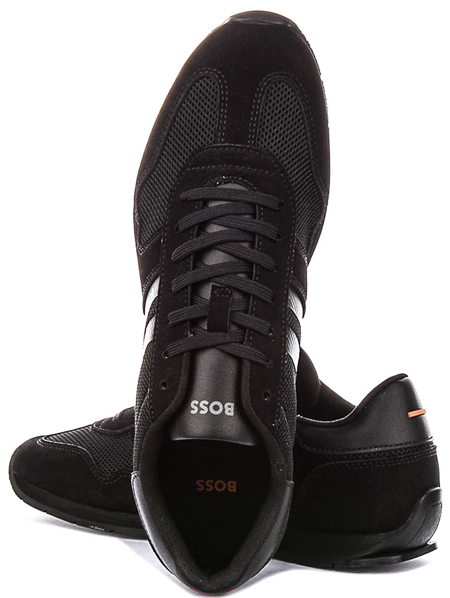 Boss Levon Runner Memi In Black For Men Sneaker