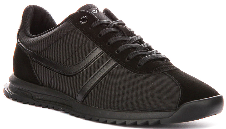 Boss Zayn Tennis In Black For Men Sneaker