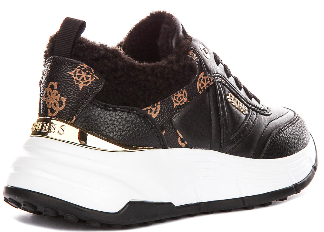Guess Facter In Black For Women Sneakers