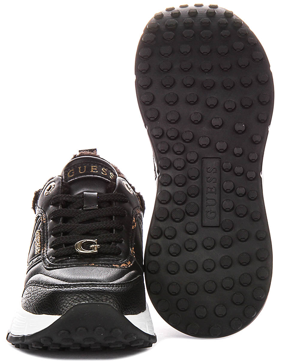 Guess Facter In Black For Women Sneakers