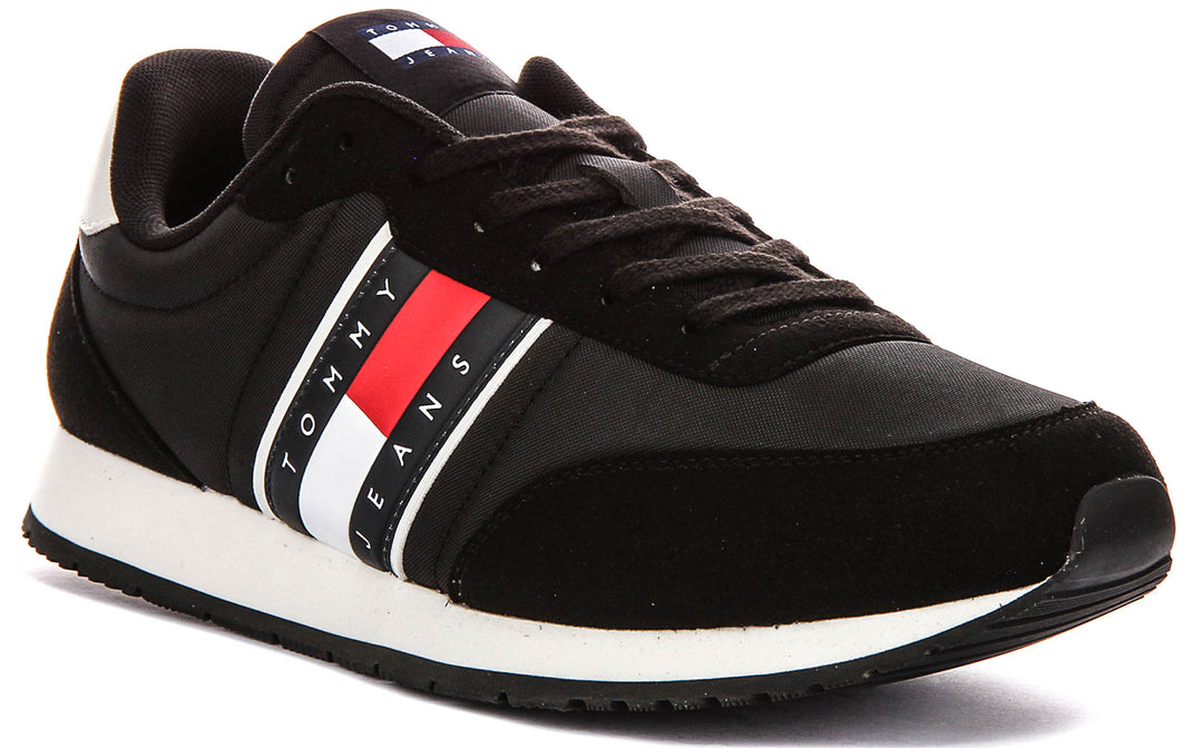 Tommy Hilfiger Classic Runner In Black For Men Sneaker